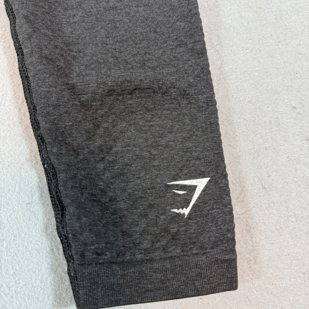 Gymshark Vital Seamless Leggings Womens XS Charcoal Grey Marl High Waisted - Picture 5 of 10